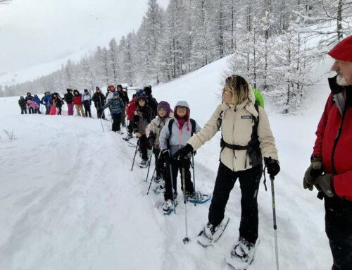 Ciaspolata in Val Troncea del gruppo Trekking dell’ASD Auxilium Monterosa